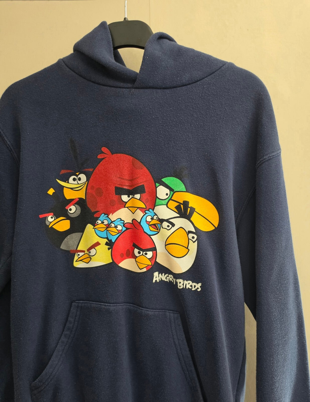 M&Co Boys Angry Birds Navy Hoodie Size 11-12 Years