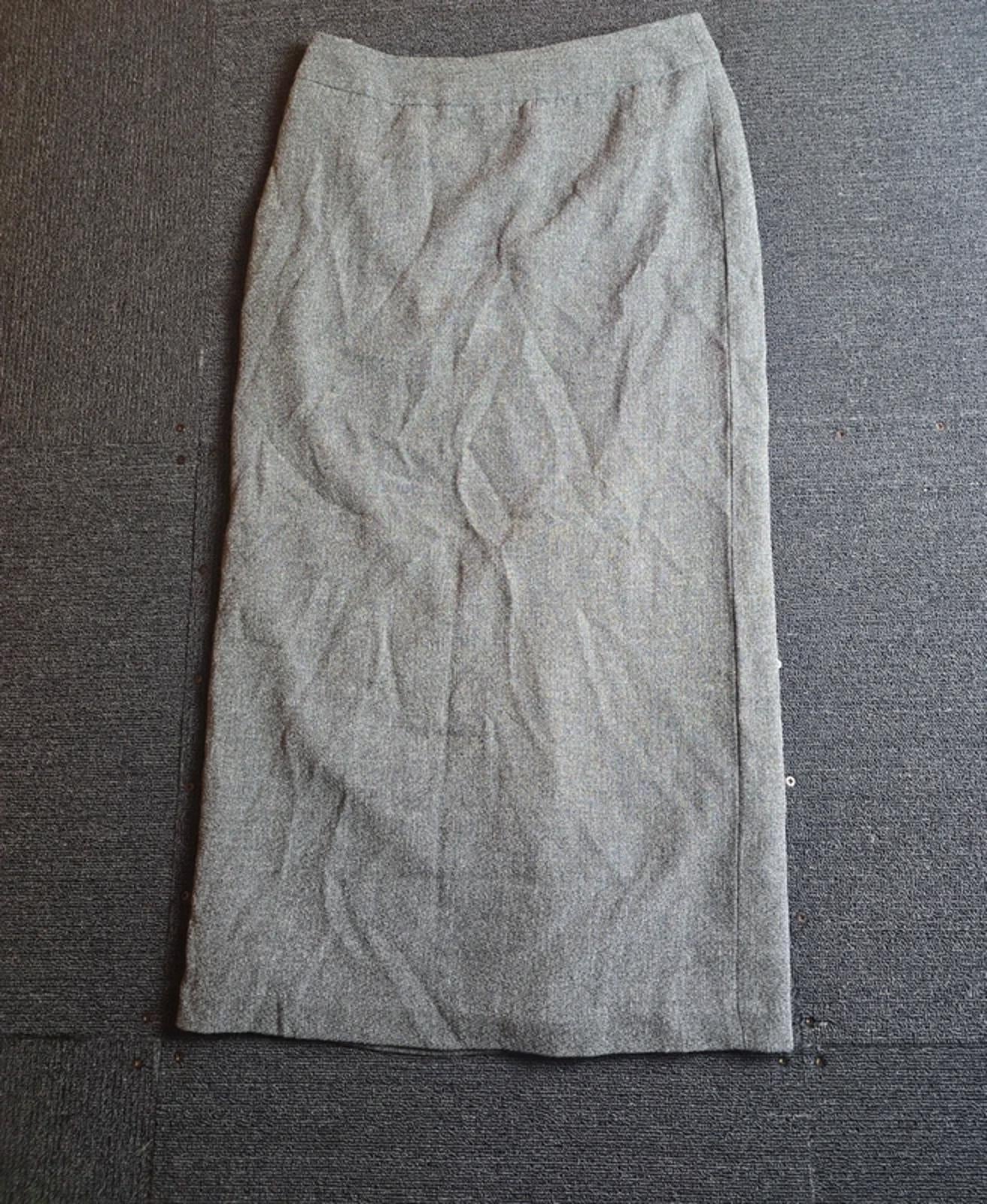 Next A-Line Midi Skirt Grey Size 12 Work Office Y2K