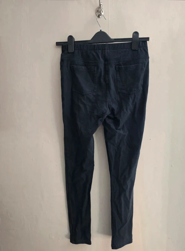 Next Black High-Waisted Skinny Leg Jeggings Size 12