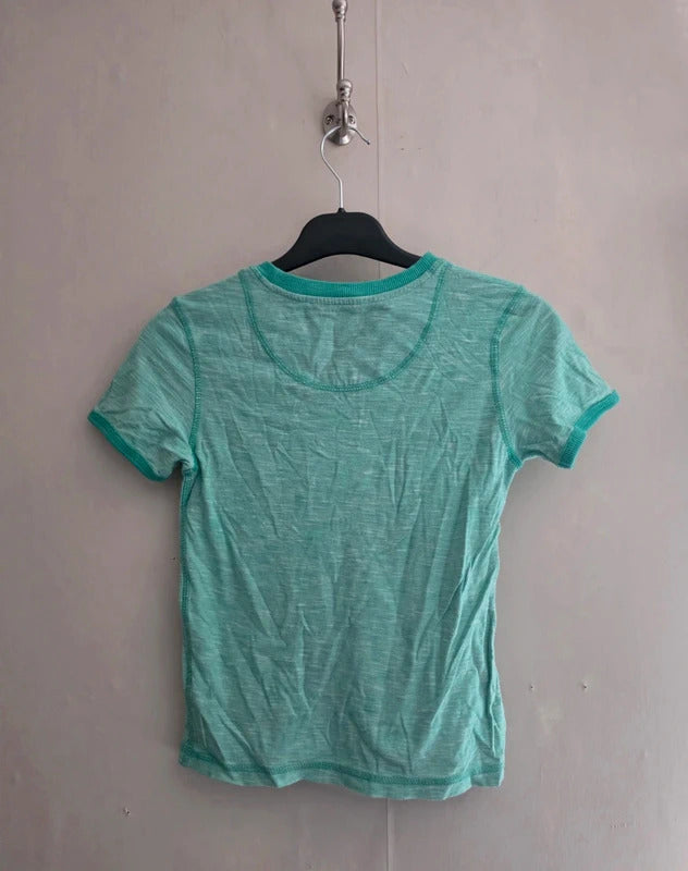 F&F Boys Green Short Sleeve T-Shirt – 6–7 Years