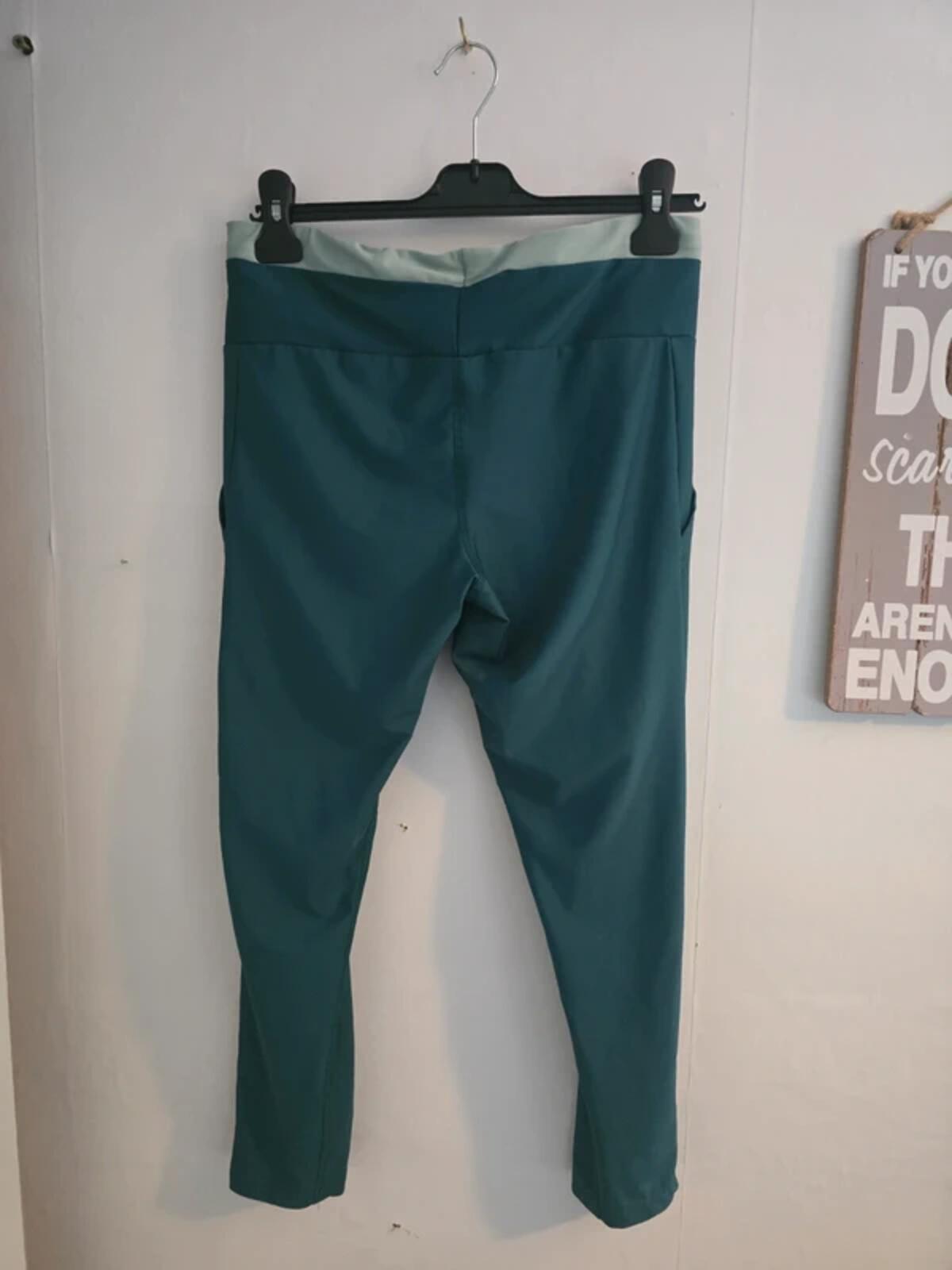 Crane Green High-Waisted Gym Leggings L Size 16-18