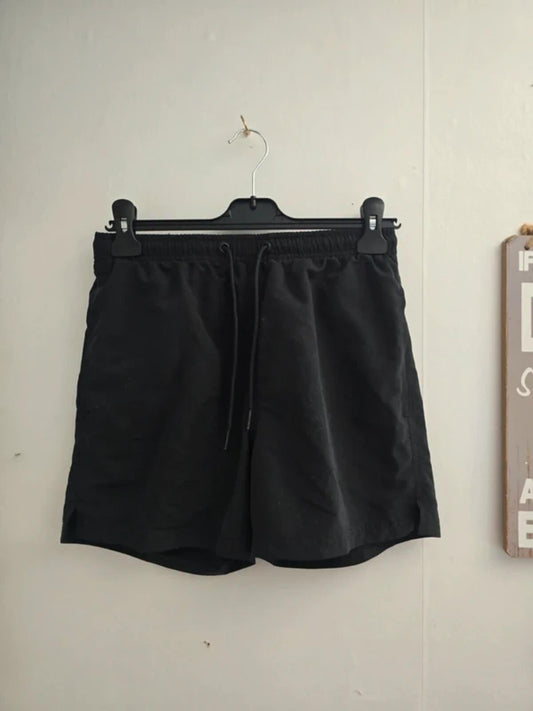 Men's Classic Black Swimming Trunks Size Extra Small (XS) / Teen Boys