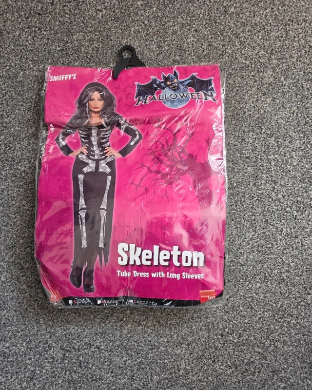 Smiffys Ladies Skeleton Tube Dress with Long Sleeves Halloween Fancy Dress
Smiffys Ladies Skeleton Tube Dress with Long Sleeves Halloween Fancy Dress