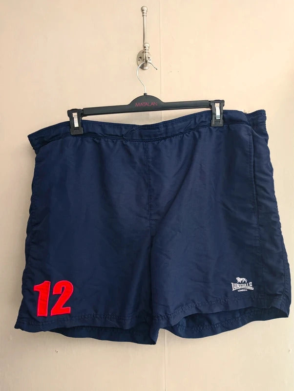 Lonsdale Mens Black Logo Swimming Trunks Size XL