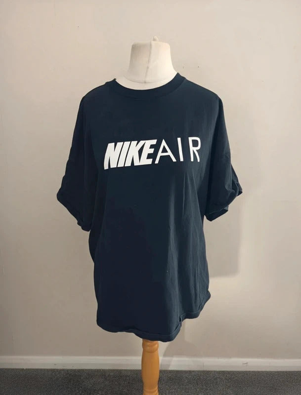 Nike Air Black Oversized Short-Sleeved T-Shirt  L Size 16-18