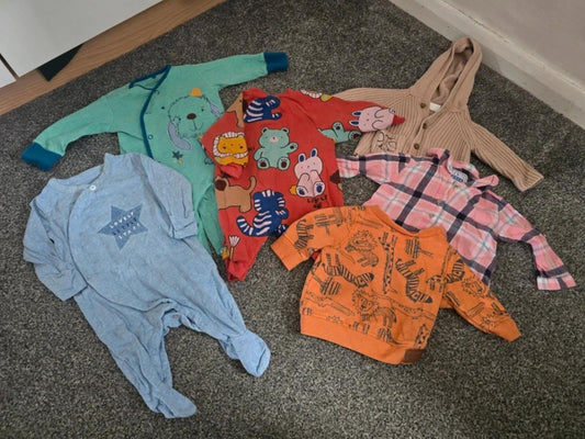 Newborn 0-3 Months Baby Bundle 6 Items Next Mothercare Primark
