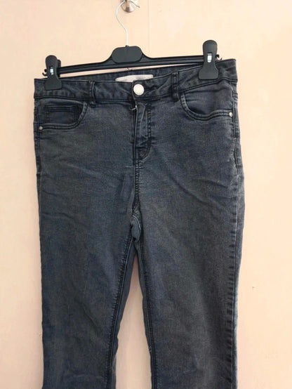 George Women's Black Straight-Leg Denim Jeans Size 12