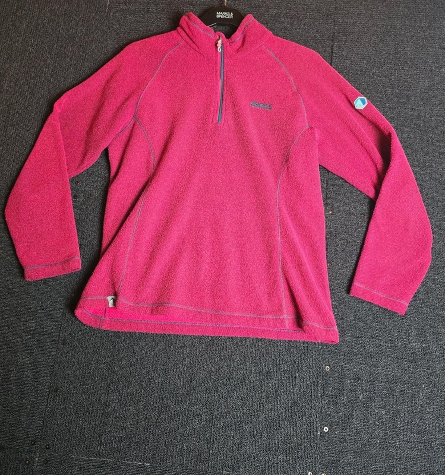 Regatta Jumper Pink Size 12 1/4 Zip Causal
