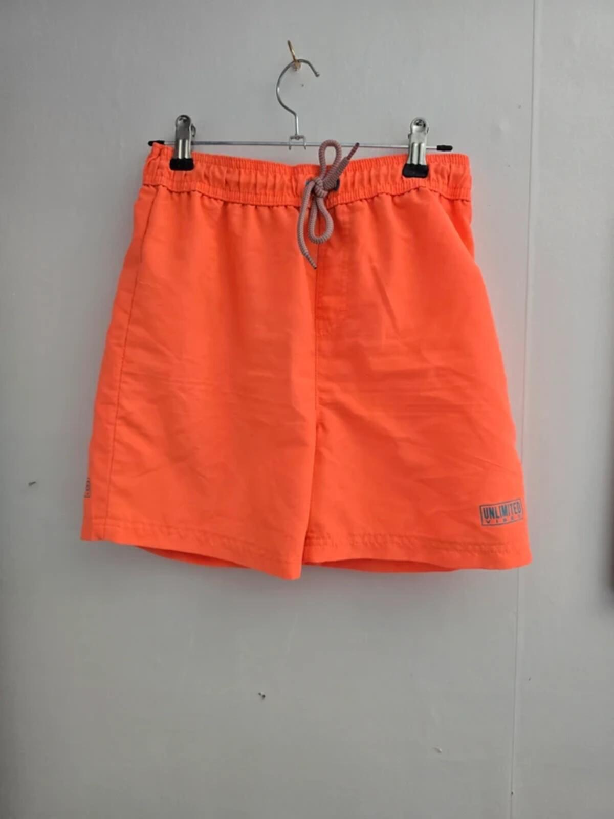 George Boys Bright Orange Unlimited Vibes Swimming Trunks Age 10-11 Years