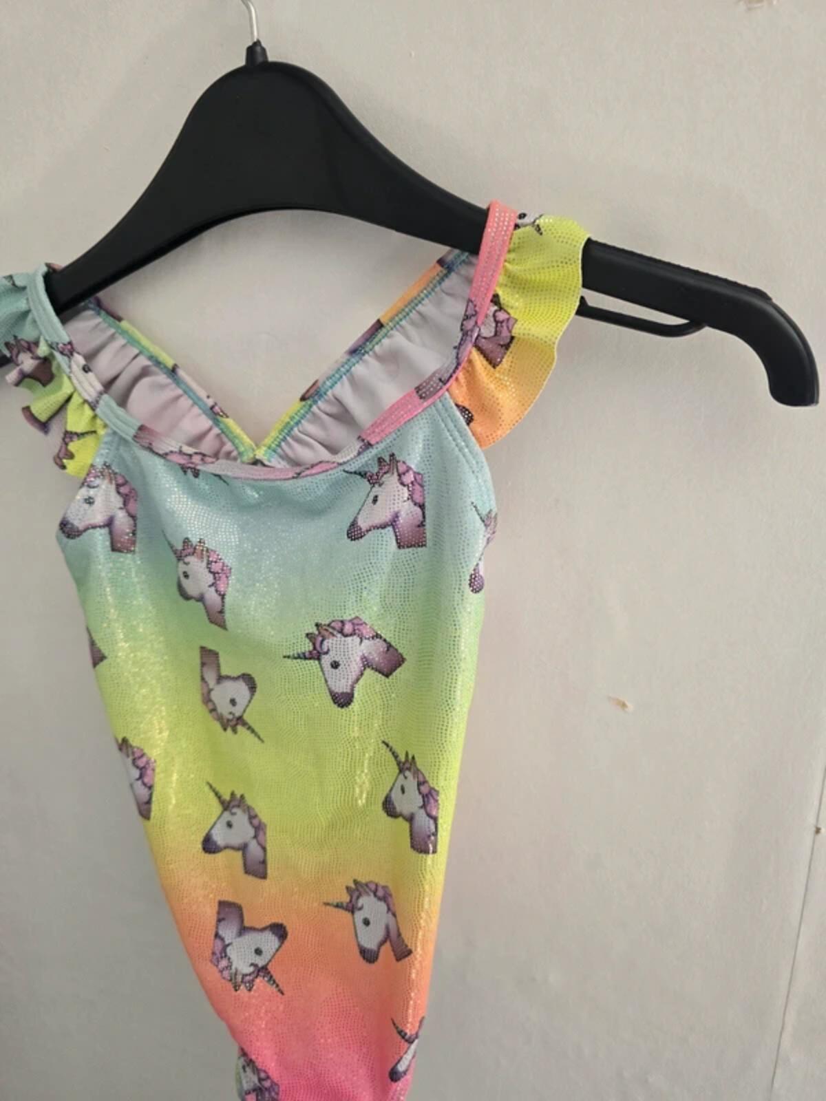 Primark Girls Multicoloured Sparkly Unicorn Swimsuit 18-24 Months