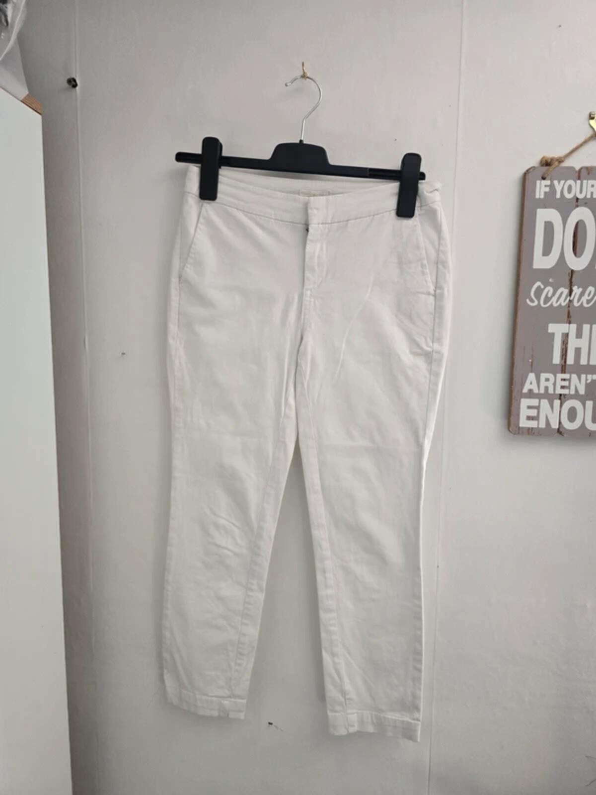 White Stuff White Cropped Trousers - Size 8