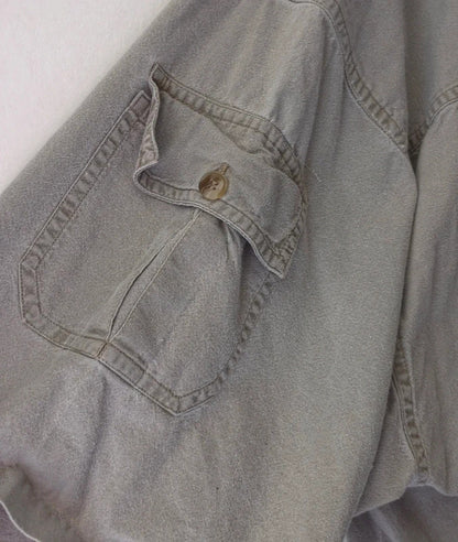 Sugarloaf Men's Beige Utility Short Sleeve Shirt Size XL