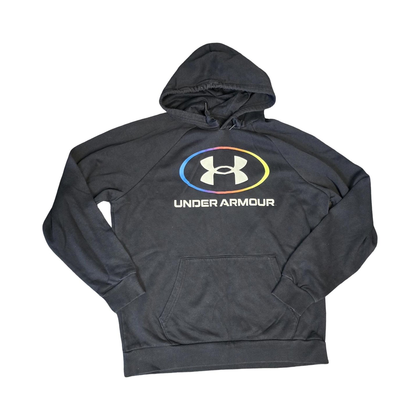 Under Armour Hoodie Black Men's Size L Loose Fit Causal