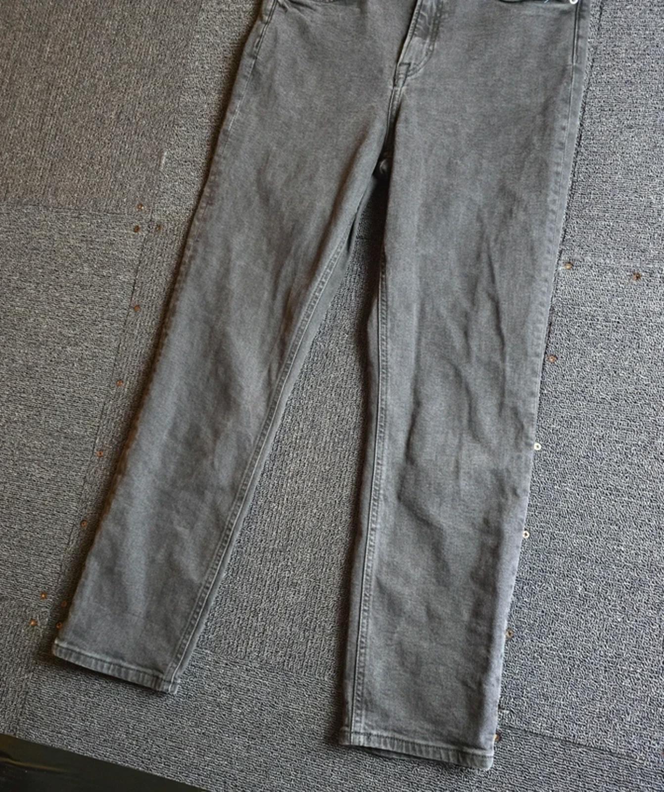 Black Jeans Size 12 Vintage Slim High Waist H&M