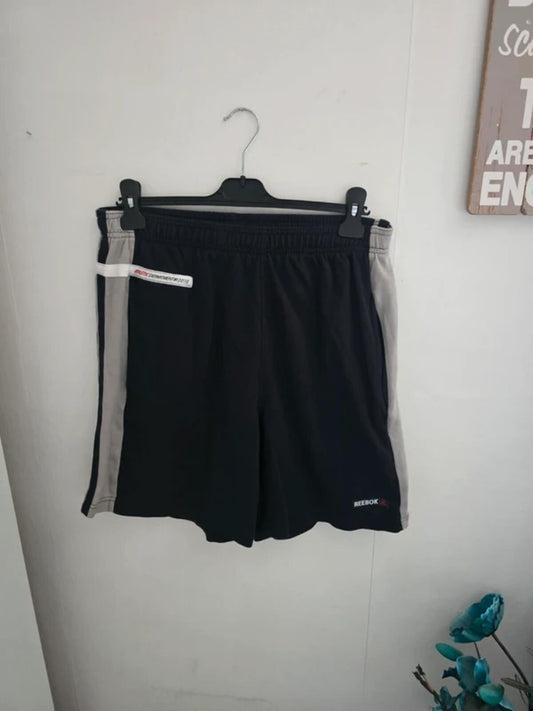 Vintage Y2K Reebok Navy & Grey Athletic Shorts Size Small