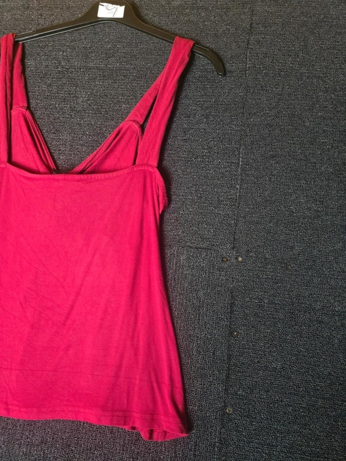 Shein red cami top stretchy 2XL size 16/18