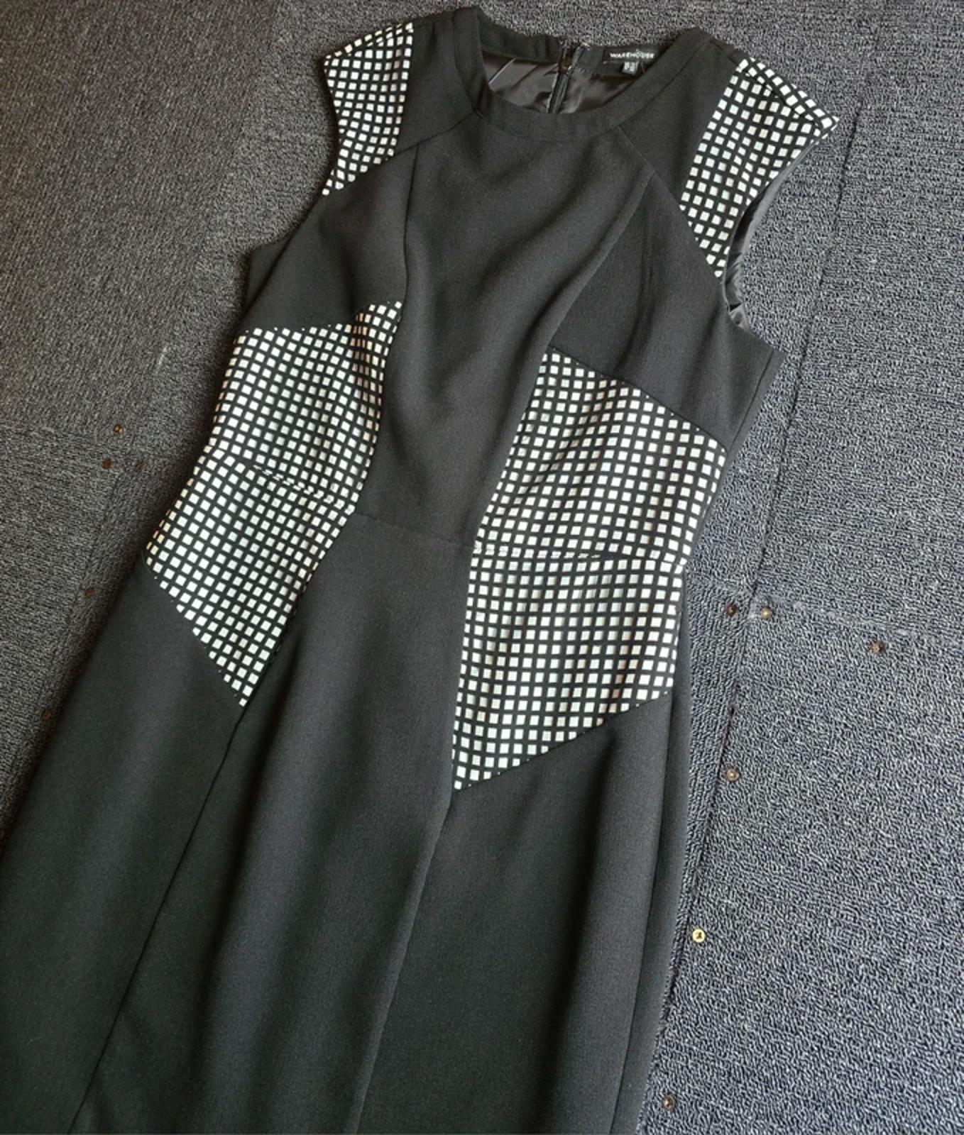 Black & White Dress Size 12 Work Warehouse