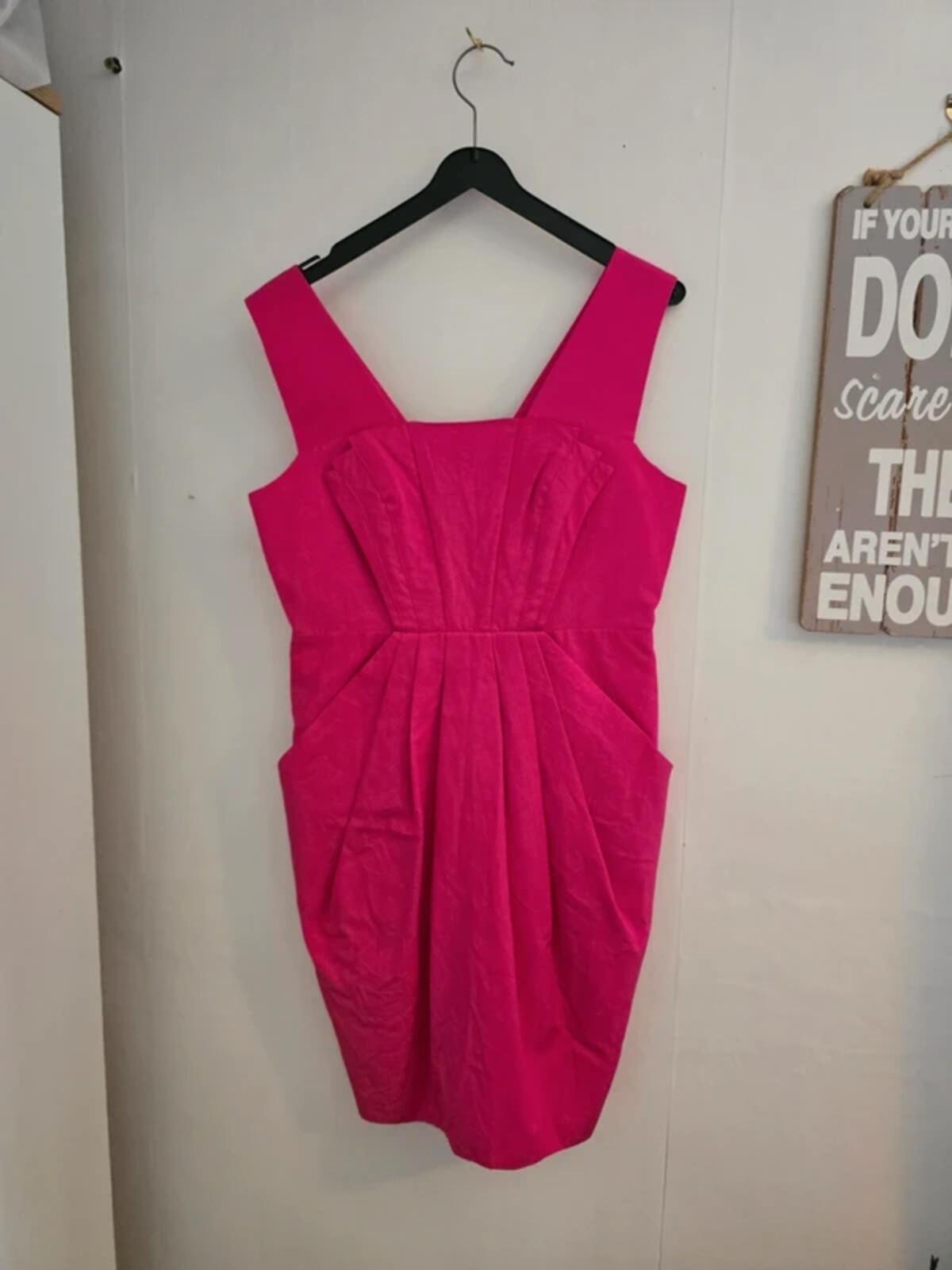 M&S Limited Collection Pink Pleated Dress NWT Size 6