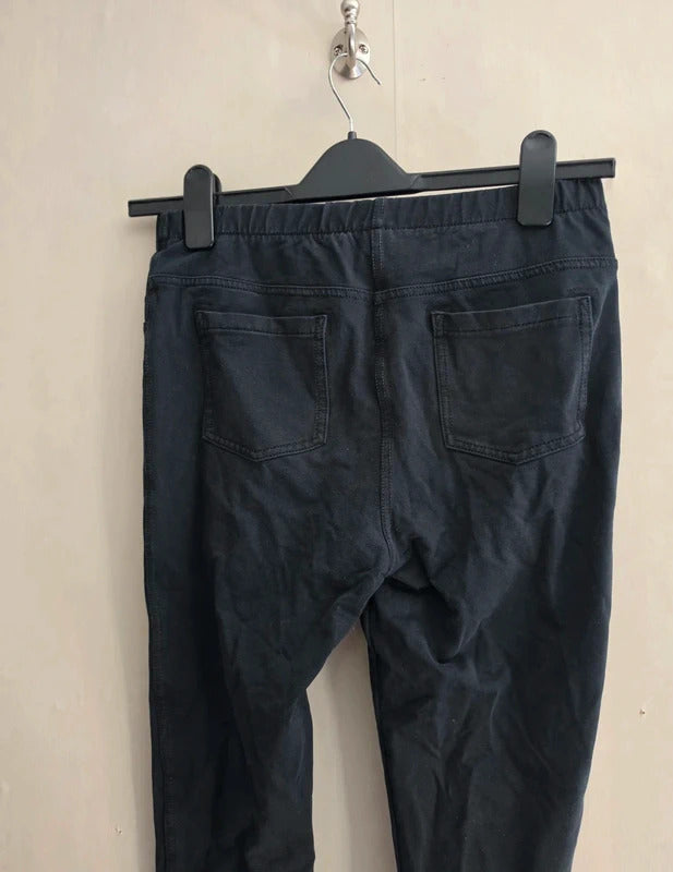 Next Black High-Waisted Skinny Leg Jeggings Size 12
