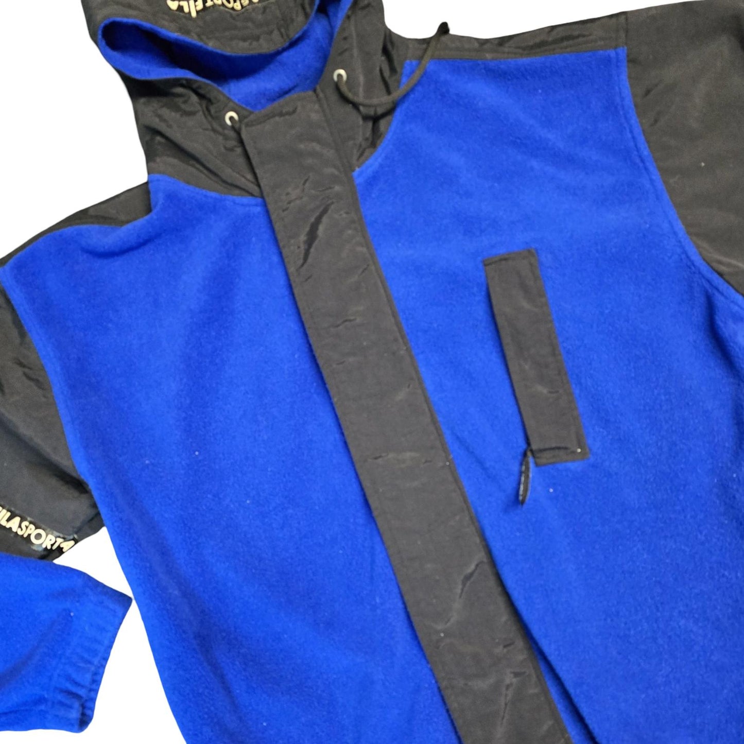 Fila Ice Tech Fleece Jacket Blue Size XL 90s Outdoor Sportswear