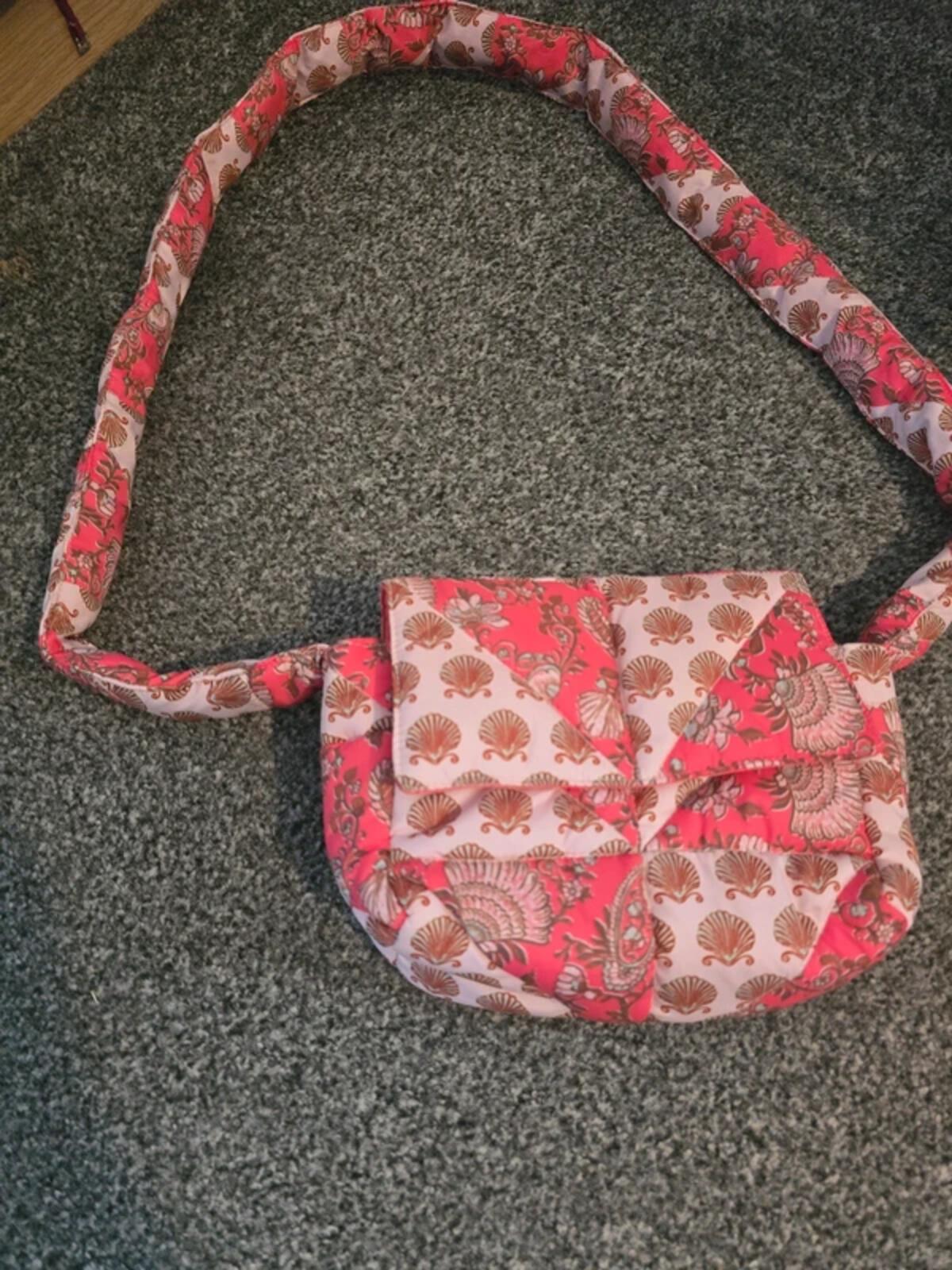 Accessorize Pink Quilted Small Shoulder Bag