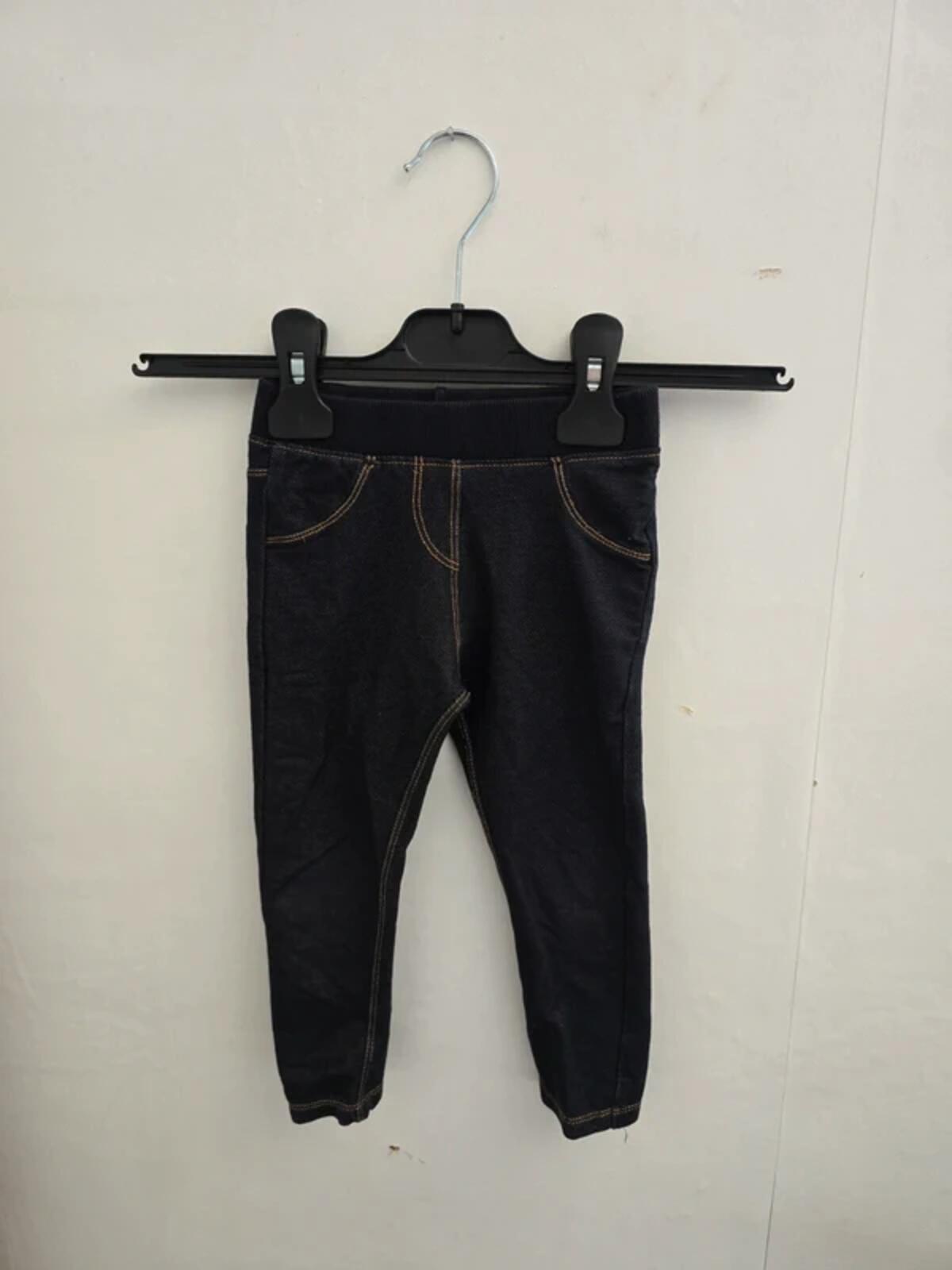 Nutmeg Girls Blue Denim Look Jeggings Age 18-24 Months