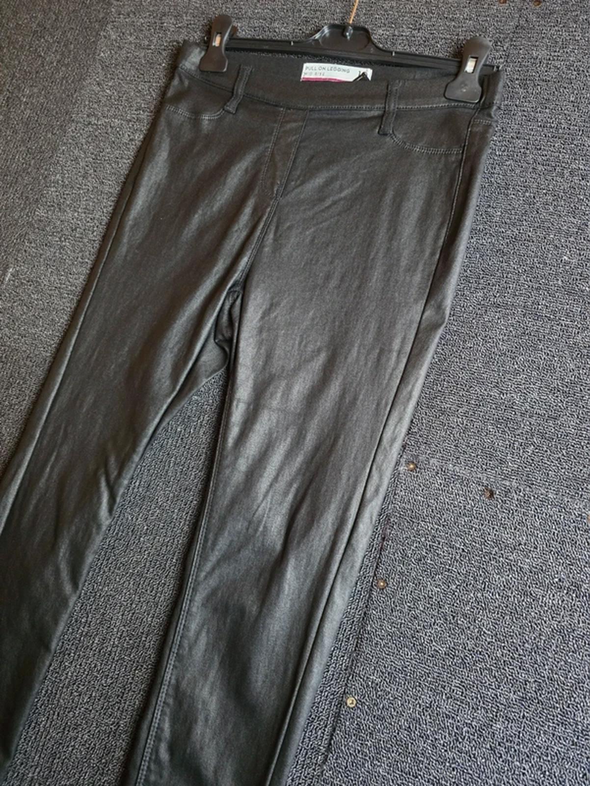Black Faux Leather Leggings Size 10 Everyday Next
