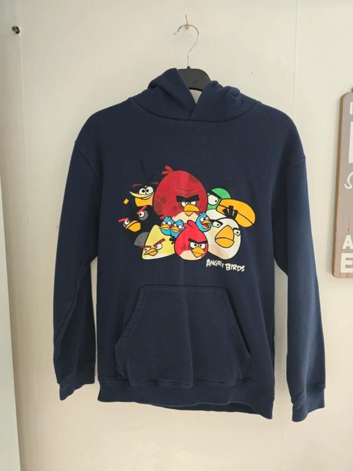 M&Co Boys Angry Birds Navy Hoodie Size 11-12 Years