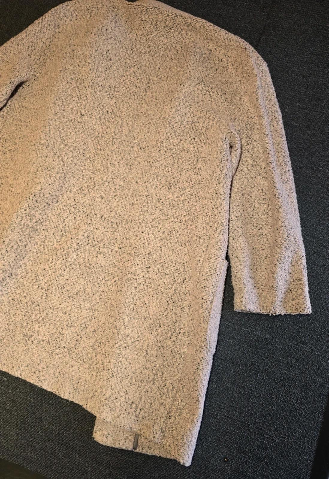 George Light Pink Knitted Overcoat Size 14 – Open Front Smart Causal