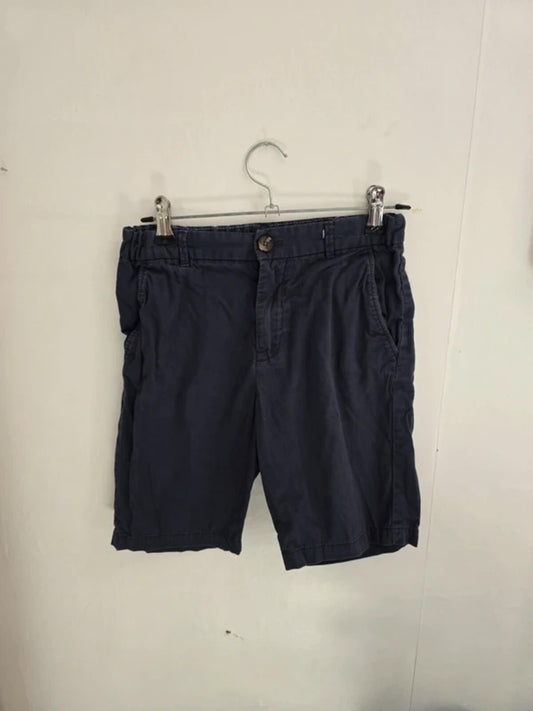 H&M Boys Navy Shorts - Size 9-10 Years (Smaller Fit / Suited for Age 8)