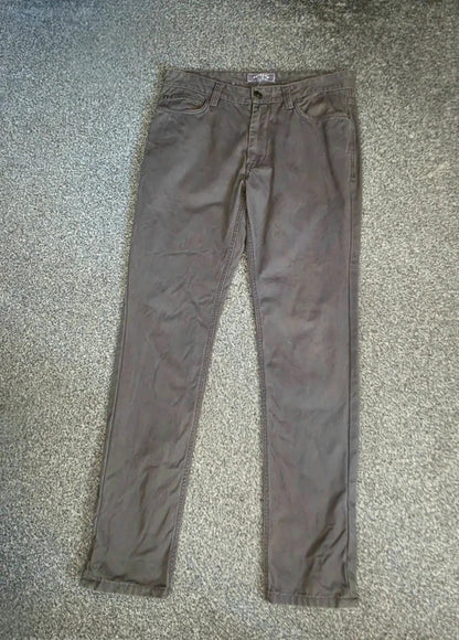 FatFace Men's Grey Slim Fit Jeans W32 Regular 100% Cotton