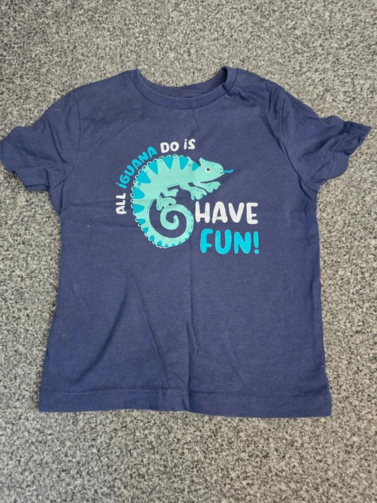 Everyday Boys Navy Blue  Chameleon T-Shirt Age 2-3 Years