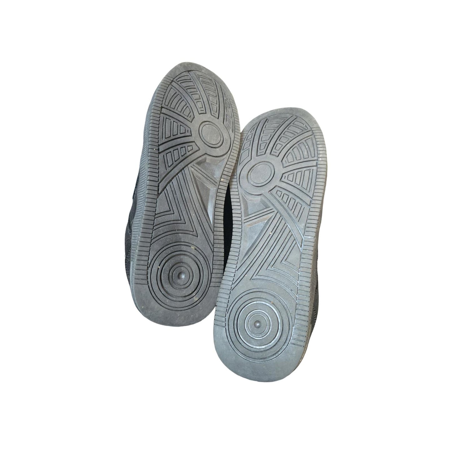 F&F Black Patent Trainers UK 5 – Glitter Laces Lace Up Ladies