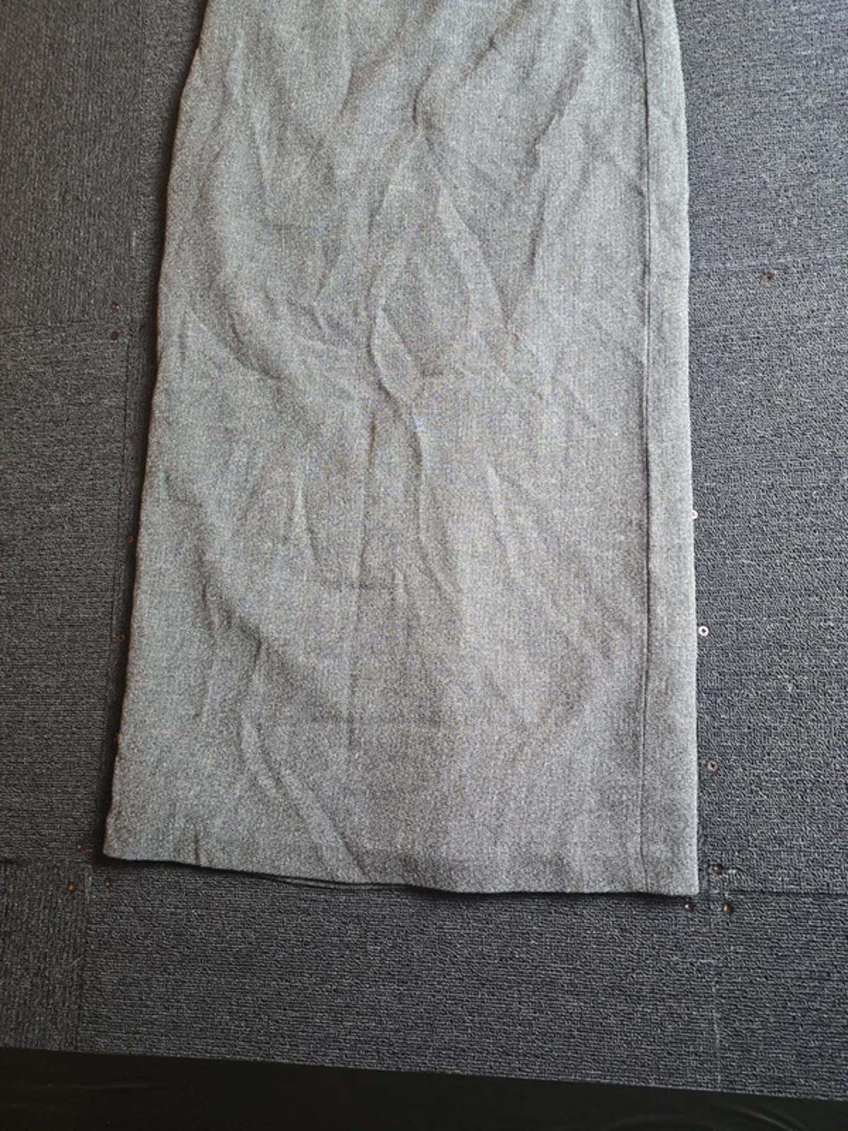 Next A-Line Midi Skirt Grey Size 12 Work Office Y2K