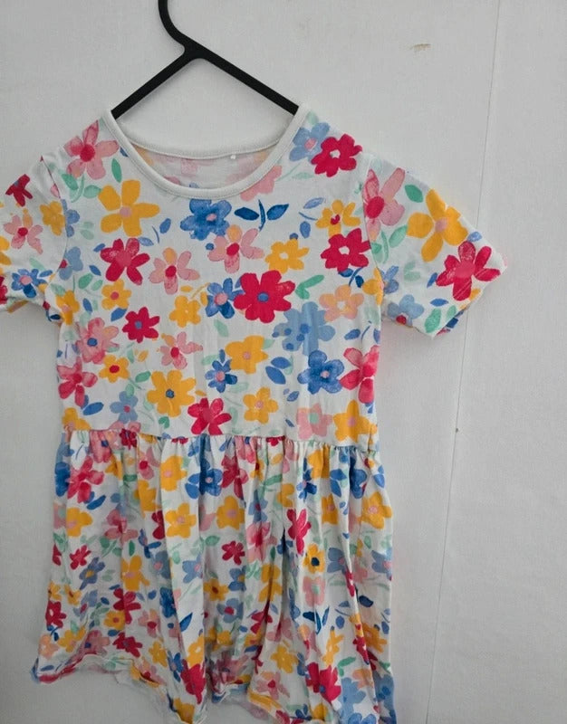 George Girls Floral Multicoloured Dress 6-7years