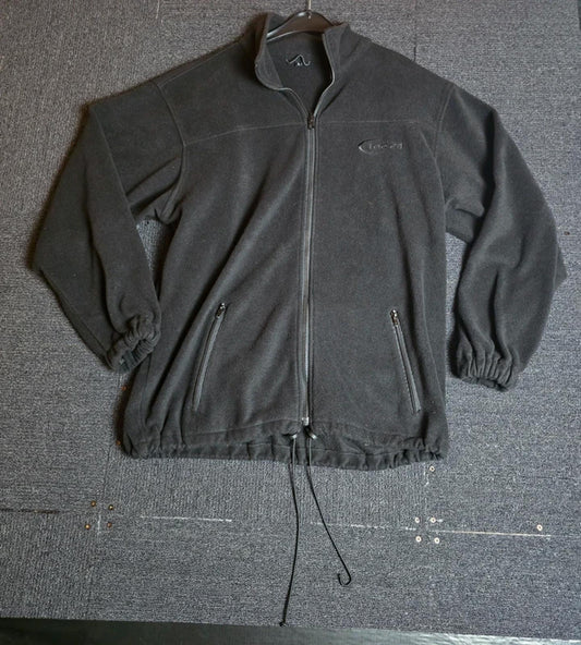 Tog24 Mens Black McKenzie Fleece Jacket Size L Full Zip Polyester