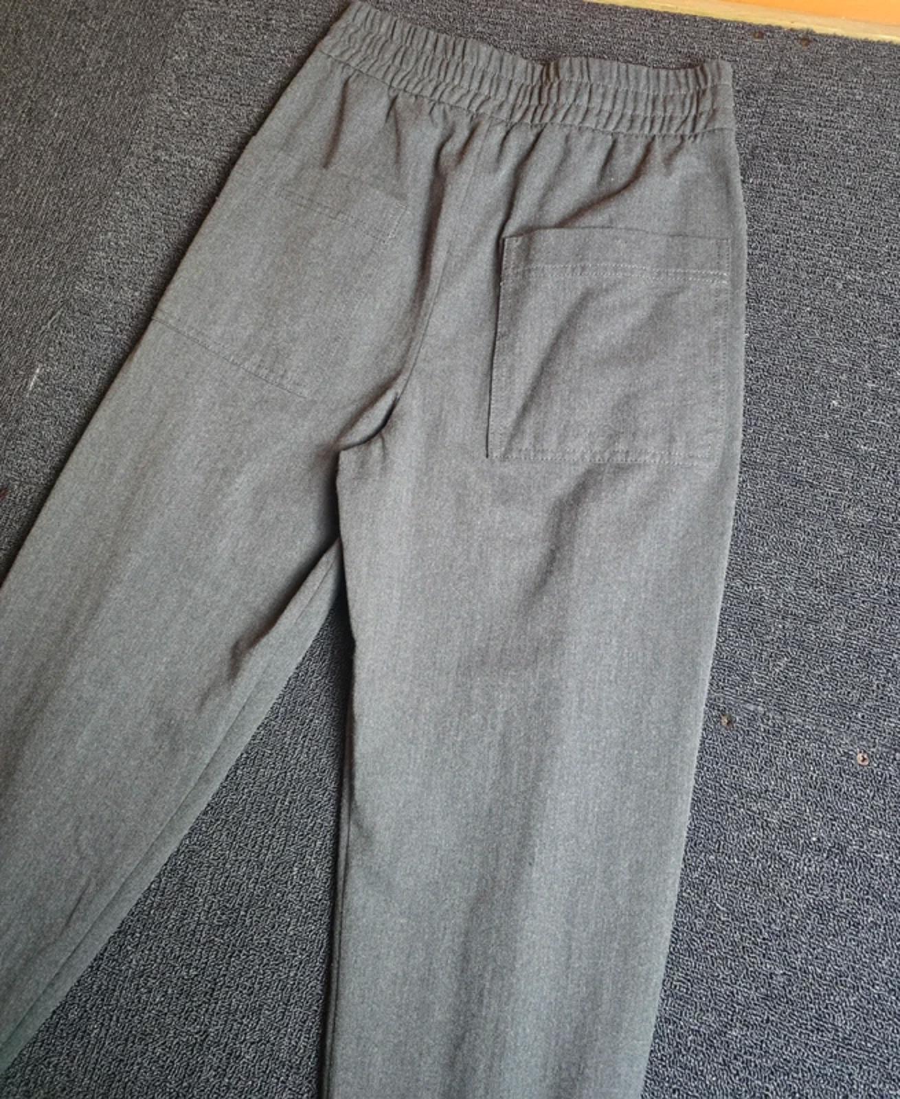 Zara Grey Joggers Elastic Waist Cuffed Leg Size 4–6