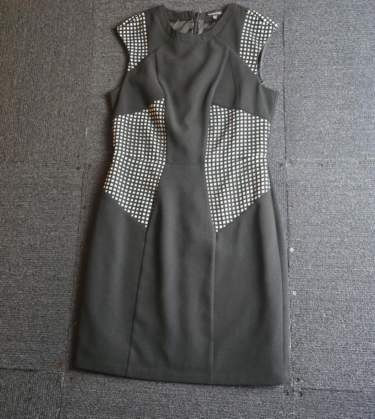 Black & White Dress Size 12 Work Warehouse