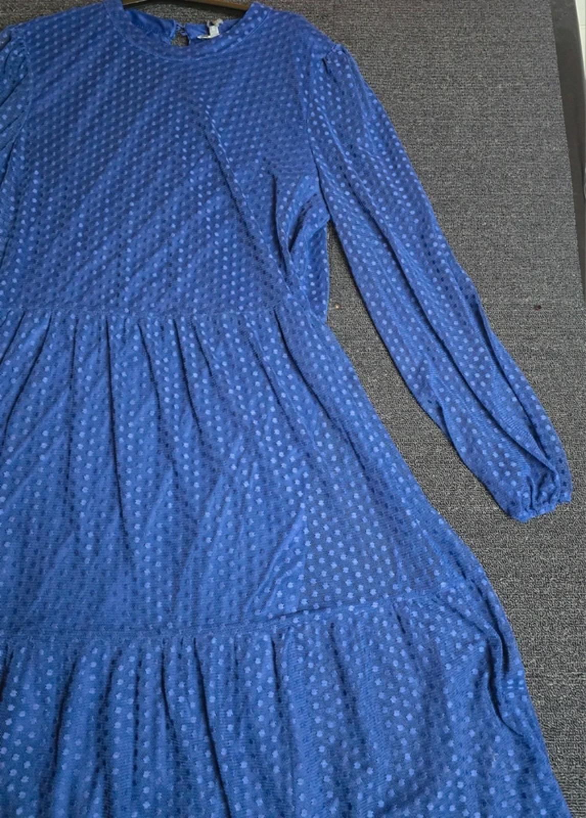 Principles Dress Blue Size 22 Midi Sheer Formal Weekend New