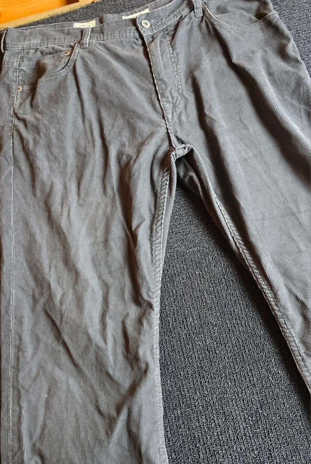 White Stuff Mens Cord Trousers Grey Size W36" Short Casual Wear