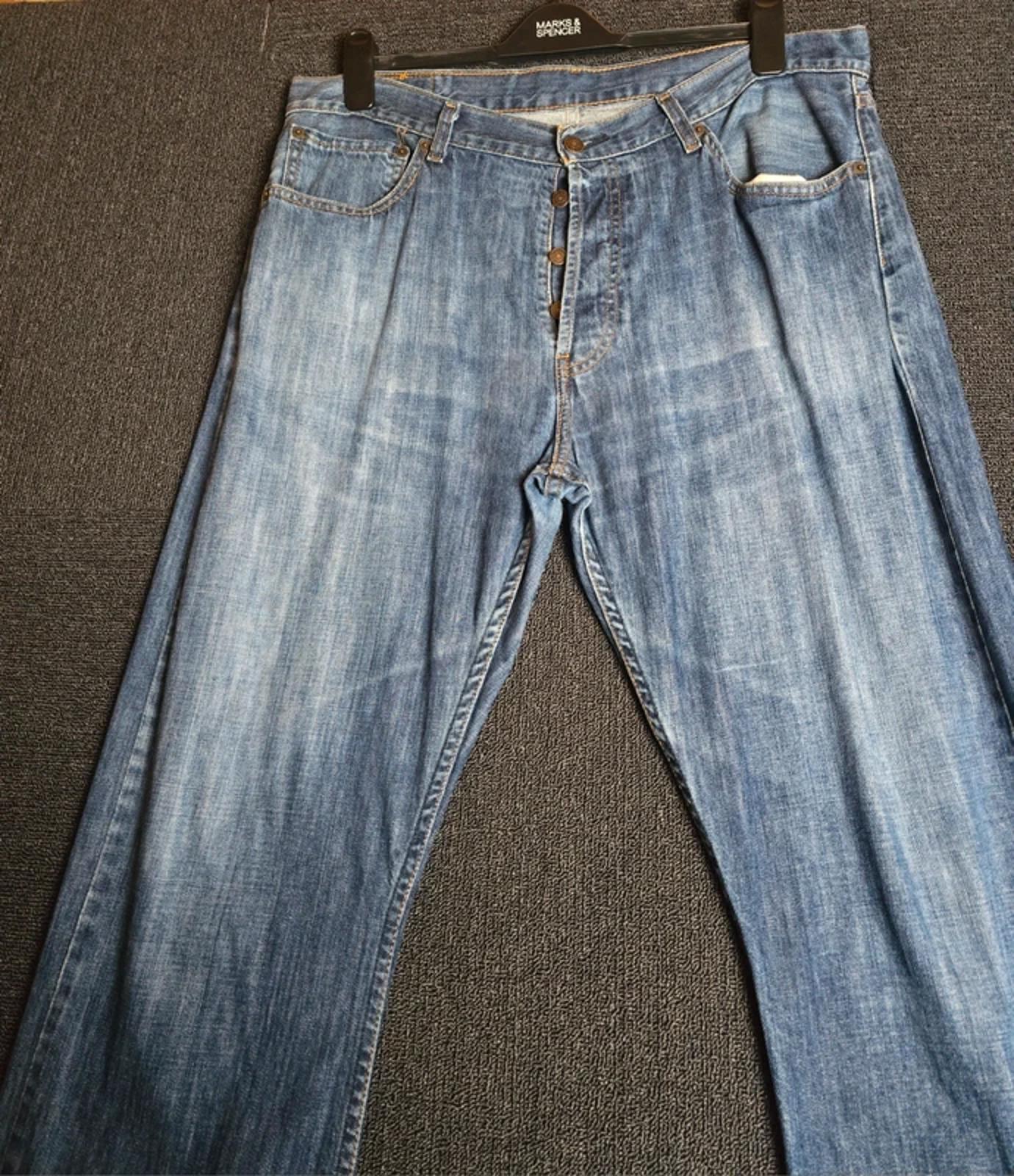 Levi's 210 Straight Leg Jeans Blue W38 L30 Vintage Regular Fit