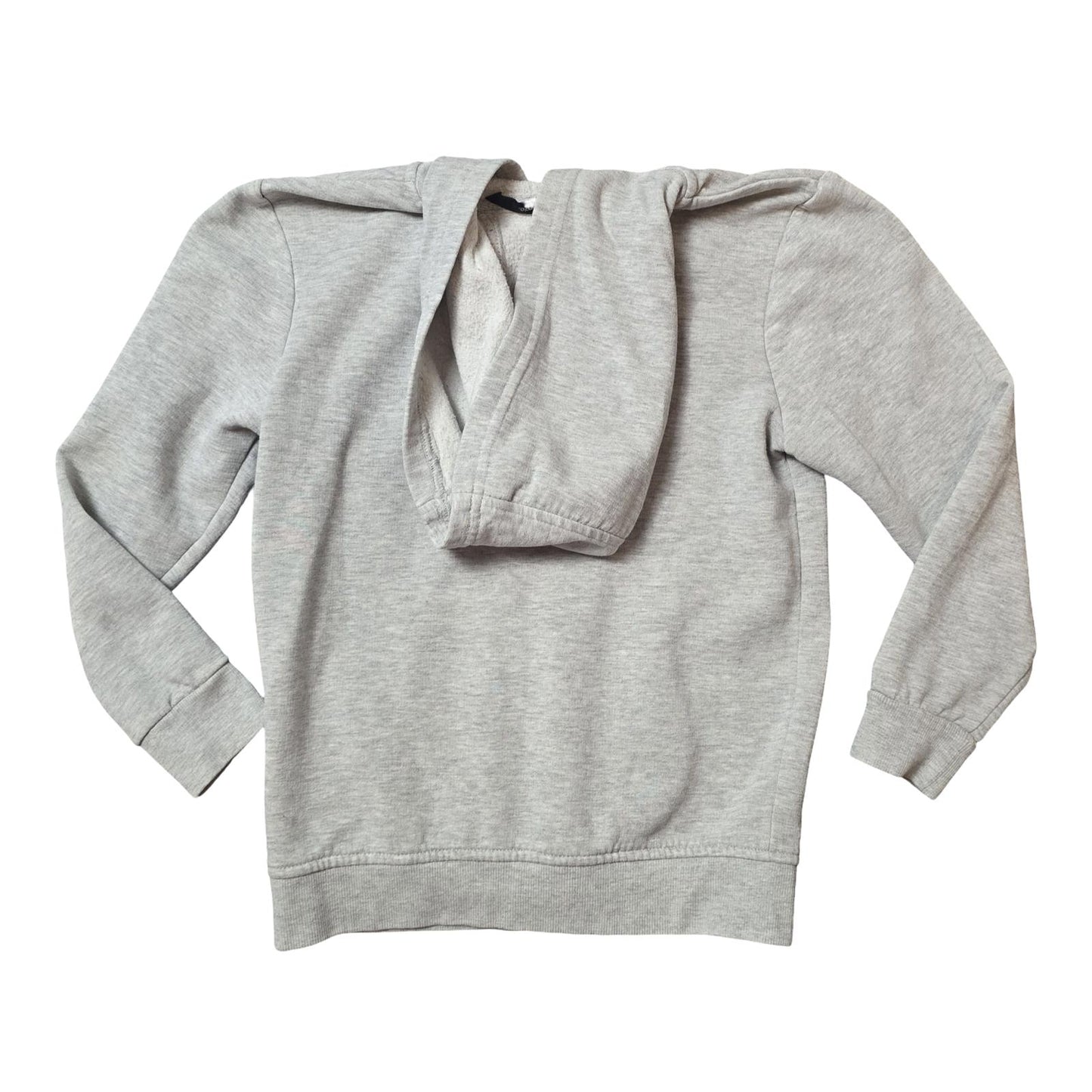 George Boys Grey Zip Up Hoodie 7–8 Years Cotton Blend