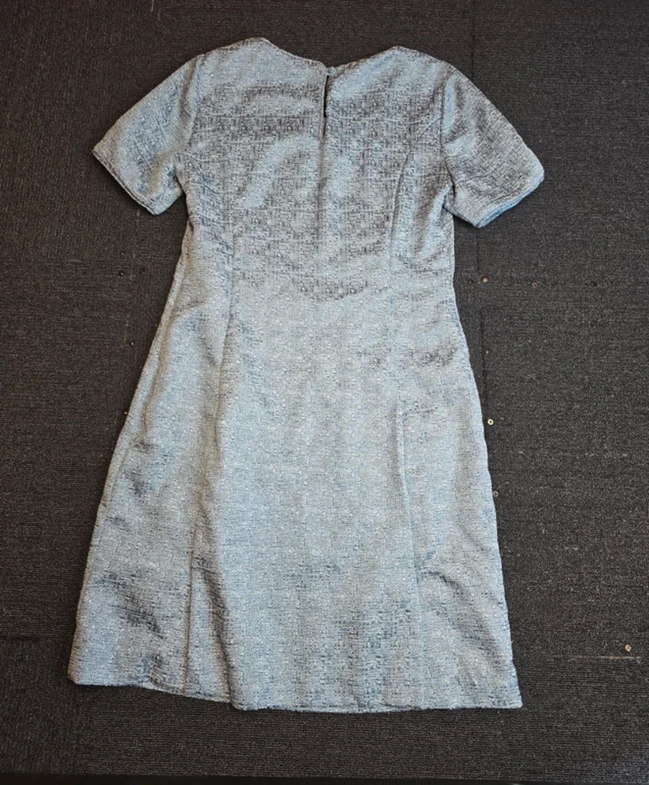 Pepperberry Fit & Flare Dress Icy Blue Size 12 Curvy Sparkle