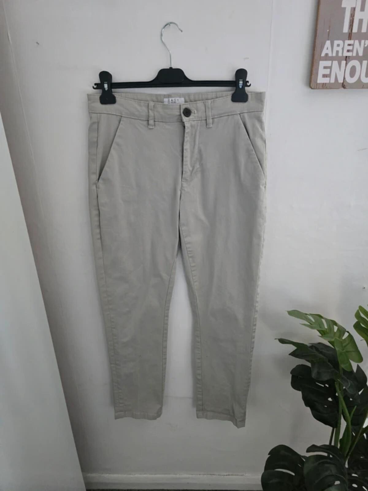 Matalan Men’s Cream Slim Leg Chinos W30 L29