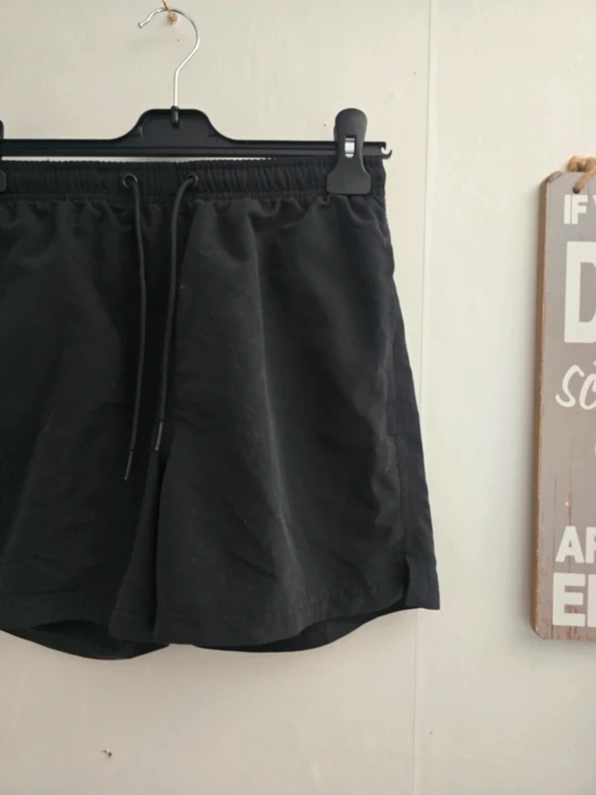 Men's Classic Black Swimming Trunks Size Extra Small (XS) / Teen Boys