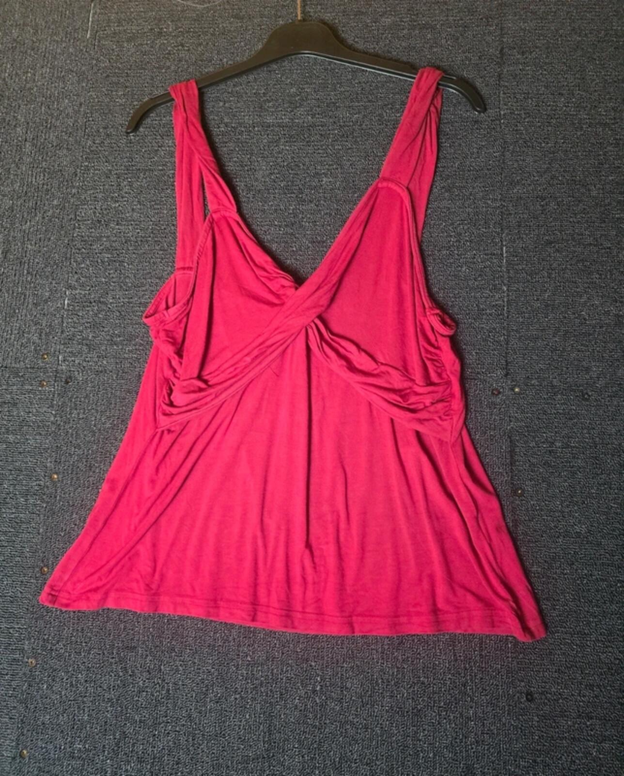 Shein red cami top stretchy 2XL size 16/18