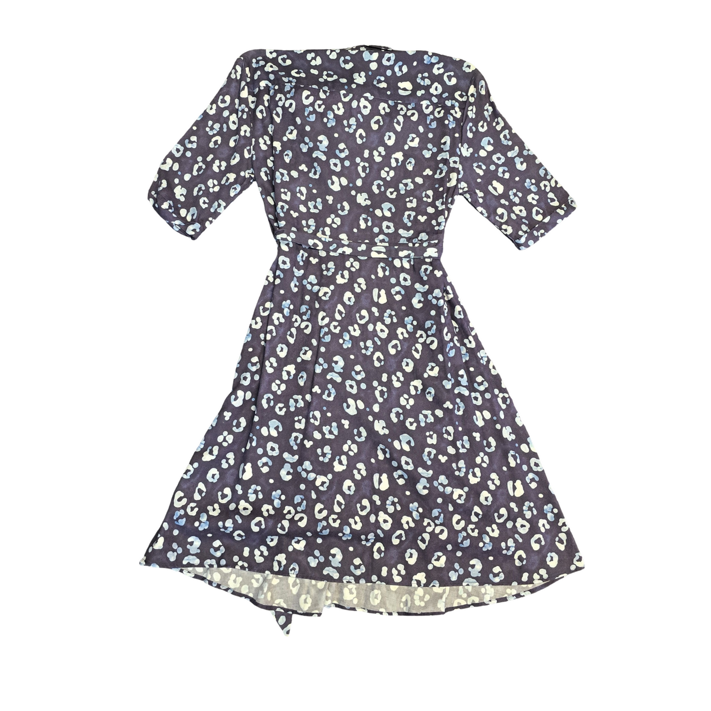 Isabella Oliver 'Halesworth' Maternity Dress Navy Size 6/8 US 3 Animal Print Short Sleeved New