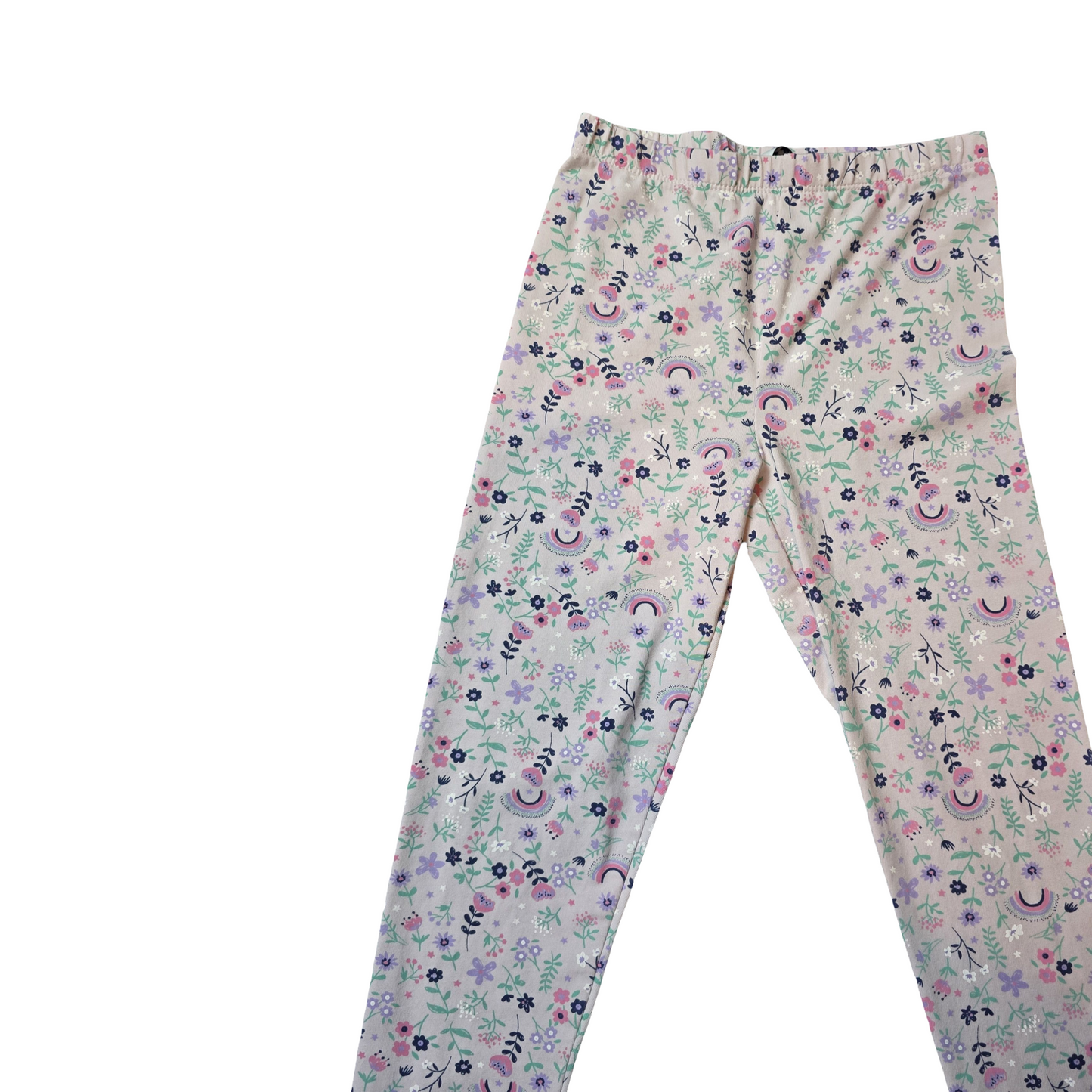 Very Girls Pink Floral Leggings – Age 5-6 Years – Cotton Blend