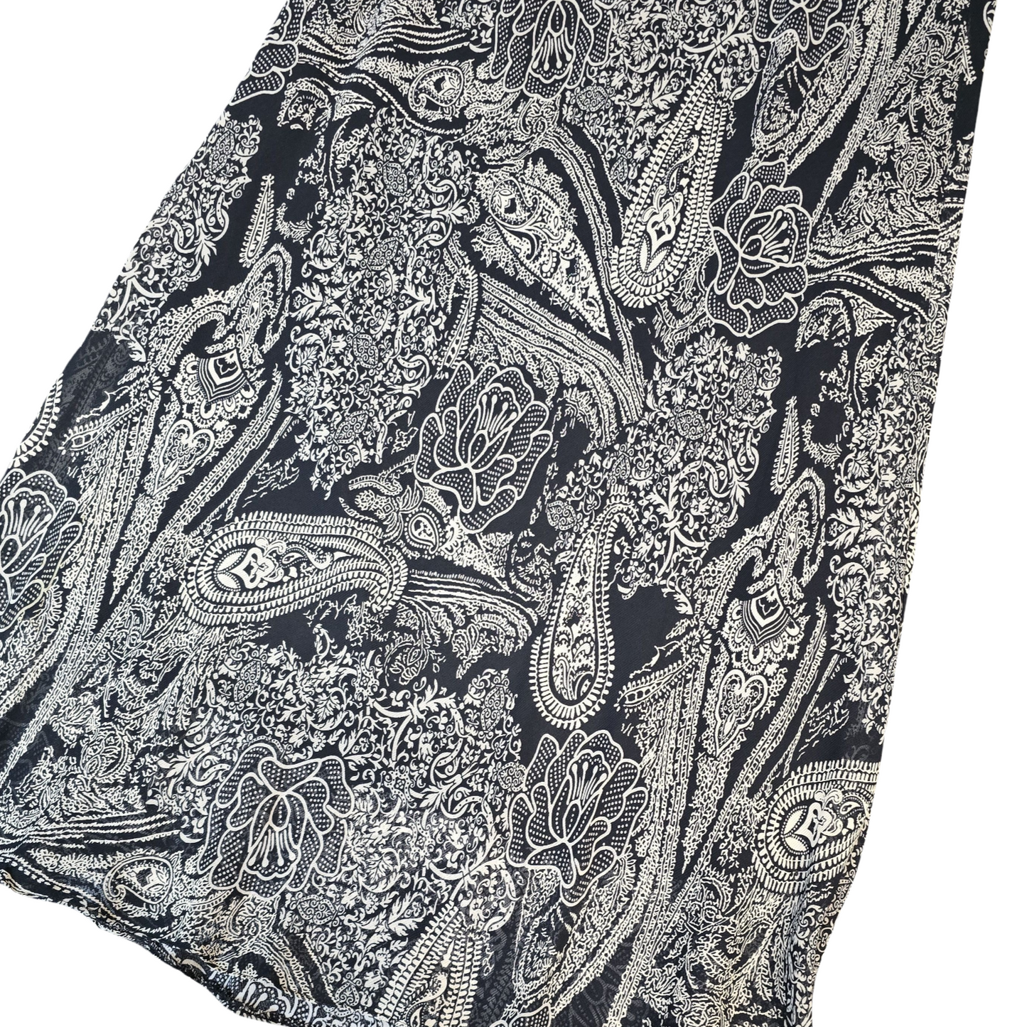 Black & White Skirt Size 14 Floral New Essentials