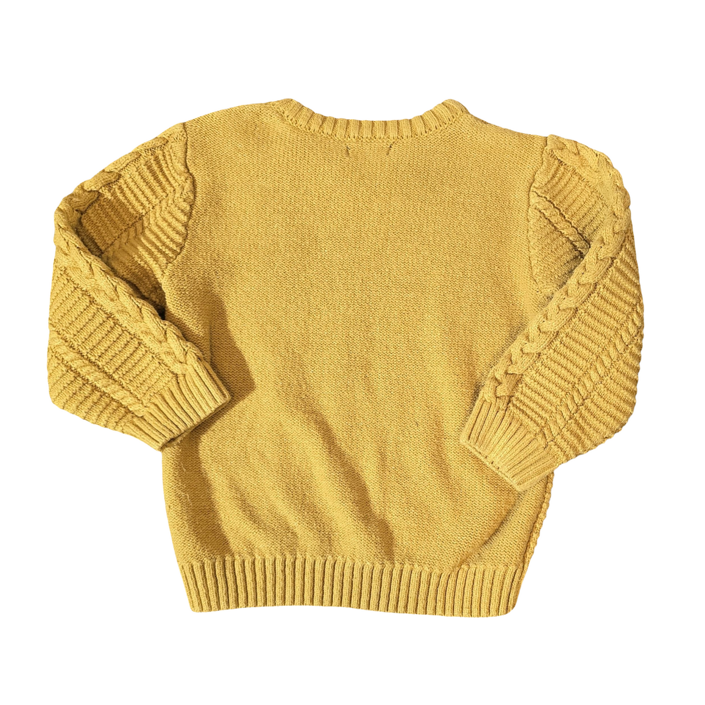 Next Mustard Yellow Knitted Jumper – Boys 3–4 Years